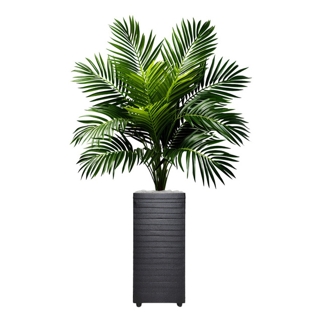 Planta Artificial Bambu Grande Arranjo Com 1 Metro + Vaso Planta Artificial Bambu Grande Arranjo Com 1 Metro + Vaso