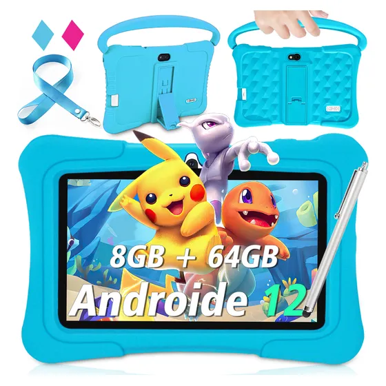 Tablet Niños Xgody Smart 7kids 64gb+8gb Android 12 Con Fund