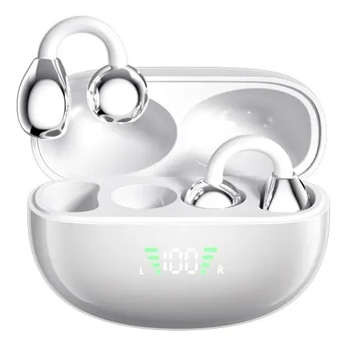 Fone De Ouvido Ambie Sound Earcuffs Bluetooth Sem Fio Cor Branco