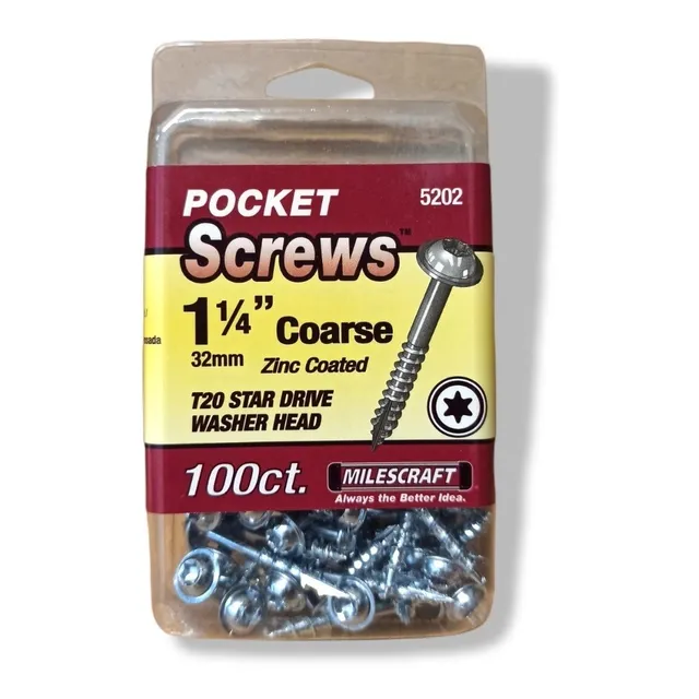 Tornillos Torx (coarse) 1 1/4 Pulgadas (32mm) X100 Unidades