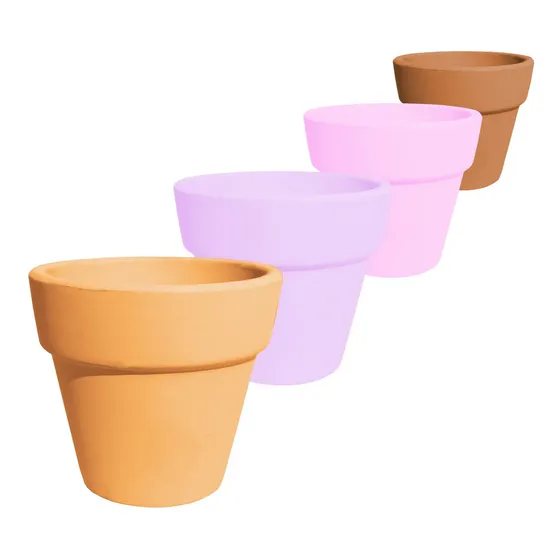 Macetita Barro 20 Macetas En Ceramica De Barro Color - El Re