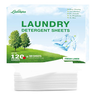 Hoja De Detergente De Lavandería, Tiras De Lavado Ecológicas Hoja De Detergente De Lavandería, Tiras De Lavado Ecológicas