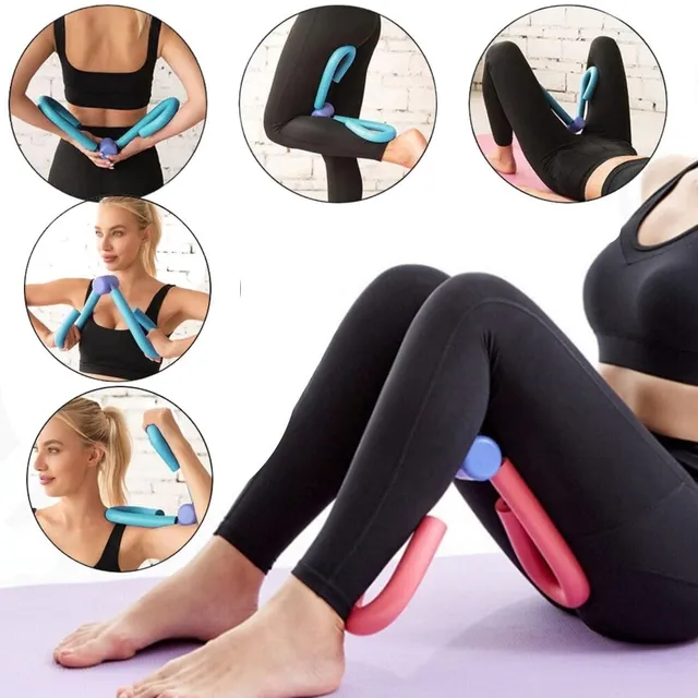 Aparelho Exercitador Adutora Abdutora Yoga Clipe Muscular