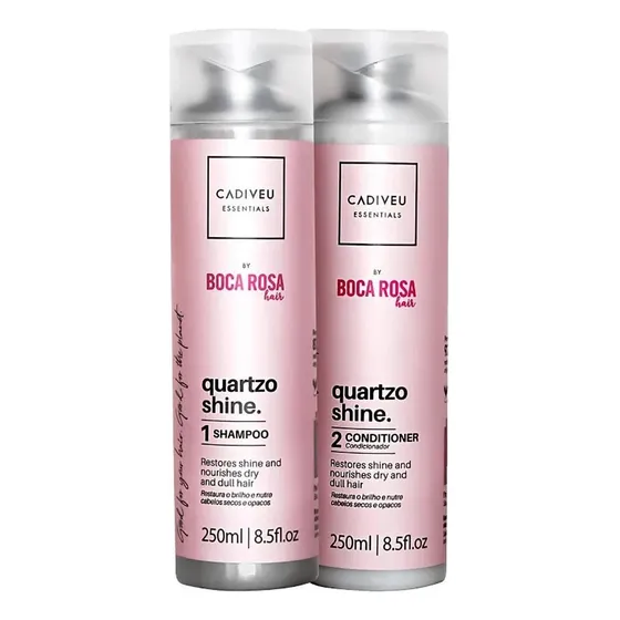 Kit Quartzo Shine Shampoo E Condicionador 250ml - Cadiveu