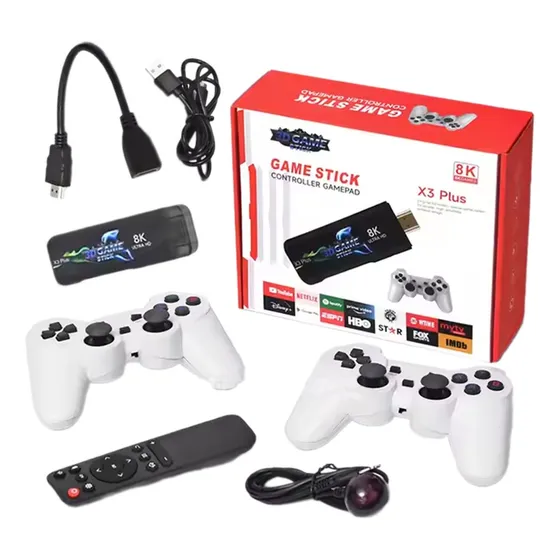 Tv Gamestick Box 8k Hd Android X3 Streaming 30000 Juegos