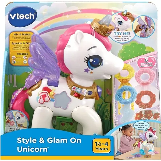 Unicornio Interactivo Con Luces Y Sonidos Marca Vtech