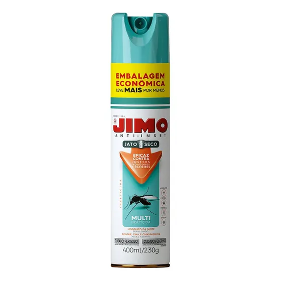 Insecticida En Aerosol Jimo Jato Seco 400 Ml