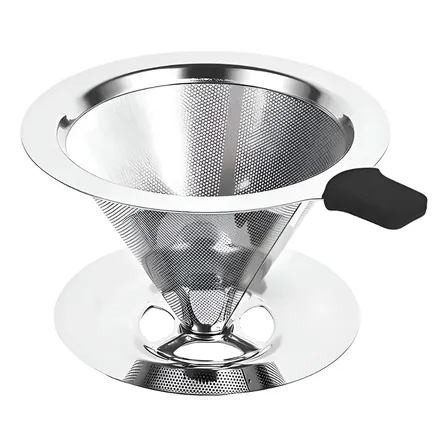 Coador Filtro De Café Aço Inox 103 Peneira Sem Uso De Papel