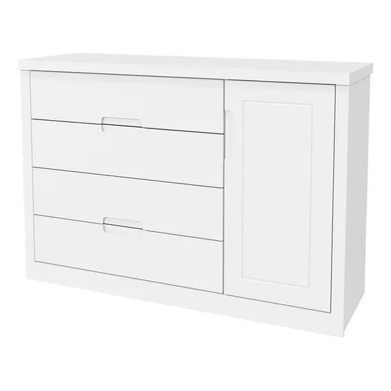 Cômoda Infantil Tutto New Branco Acetinado  Matic Branco
