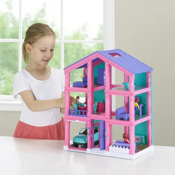 Casa De Muñecas Kid Connection 24 Pz Color Rosa
