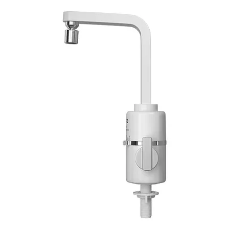 Torneira Elétrica Slim 4t P/ Bancada 5500w 127v Branca Hydra Branco Brilhante