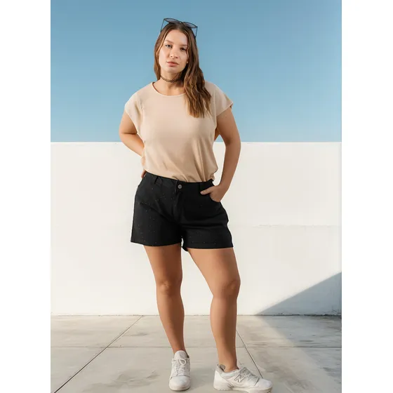 Remera De Mujer Morley Elastizada  T/especial - 3971 Dhanbad
