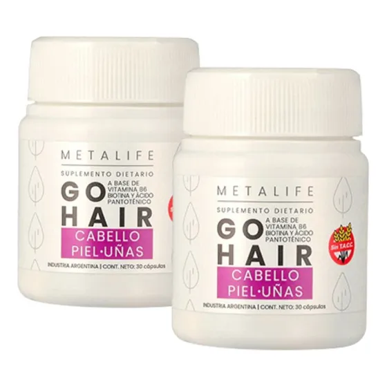 Suplemento Crecimiento Capilar X2 Fortalece Cabello Y Uñas