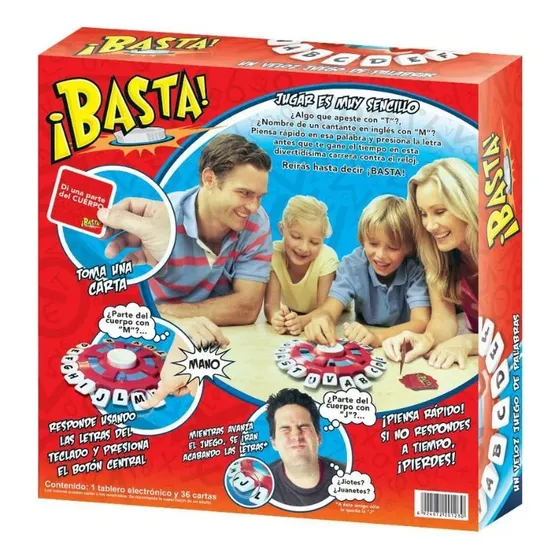 Juego Basta Ya Juego De Mesa Basta Para Niños Parejas Famoso