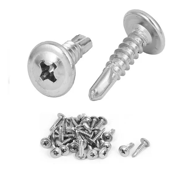 Tornillo T1 Autoperforante Punta Mecha Chapa 4.2x19mm X 500