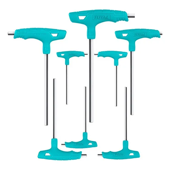Juego De Llaves Hexagonales Mango T 8 Pcs Total Thhw80816