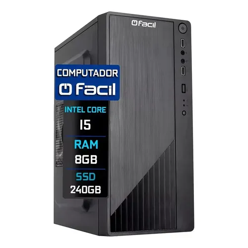 Computador Fácil Intel I5 12400 12ª 8gb Ddr4 Ssd 240gb 8 Gb