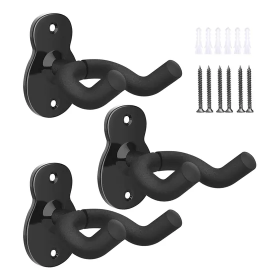 Moko Colgador De Pared Para Guitarra, Paquete De 3, Colgador