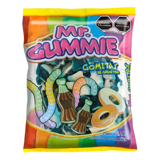 Mr Gummie Tiburones Gomitas De Grenetina Forma Tiburon 1kg
