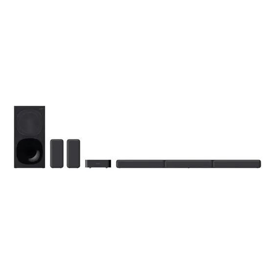 Barra De Sonido De 5.1 Inalámbricos Sony Ht-s40r