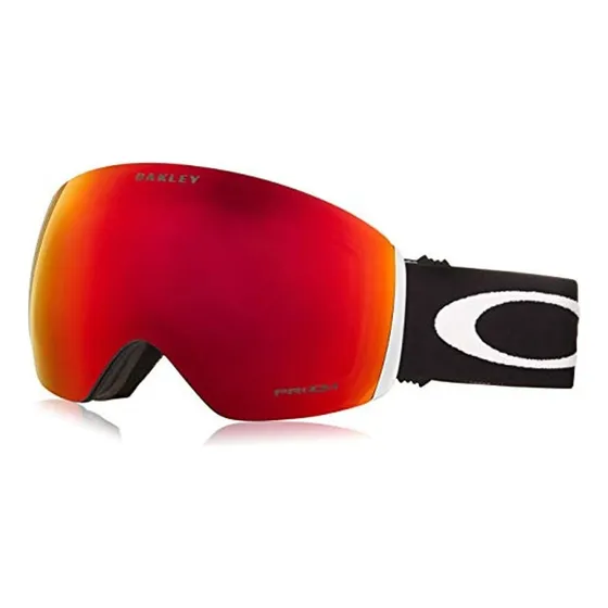 Oakley Oo7050-33 Flight Deck Gafas De Nieve Para Hombre, Color Negro, Prizm Torch Iridium, Grande