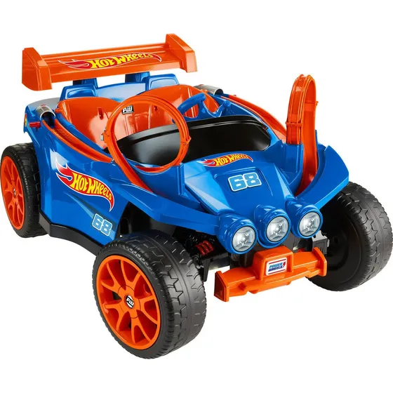 Carro A Bateria Hot Wheels Eléctrico Montable Pista 2 Niños