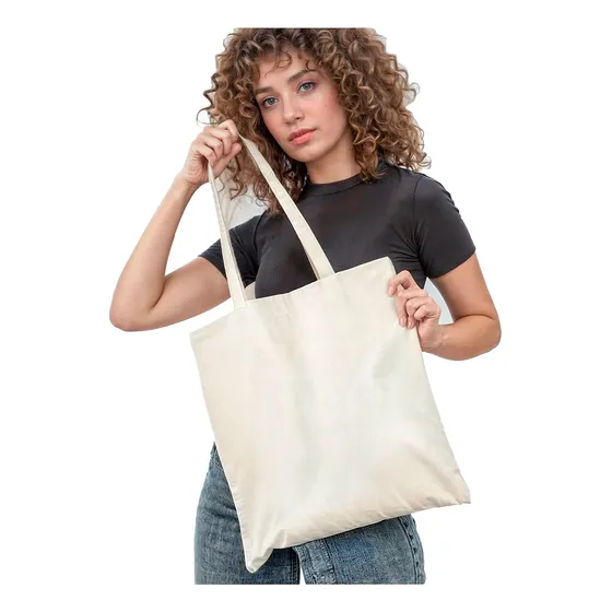 Bolsa Ecológica Grande 45 X 40 100% Algodón Resistente  