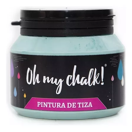 Oh My Chalk! Pintura De Tiza - Tizada 210 Cc. Colores Color Capri
