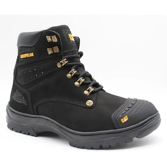 Botas Caterpillar Camping Trabajo Campo Cuero Promoción 