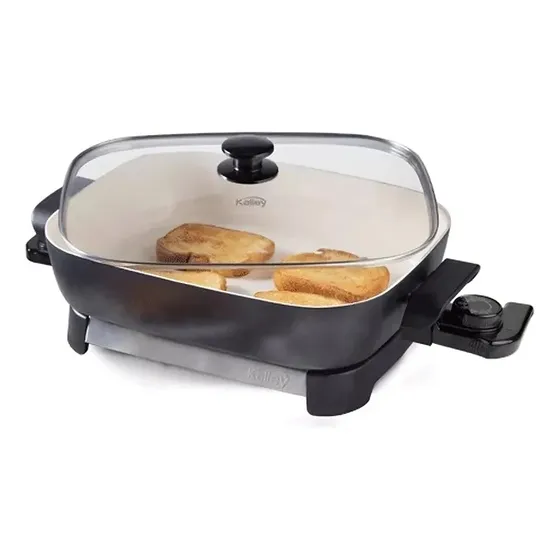 Sarten Electrico 1500w Plancha Asador Bbq Antiadherente