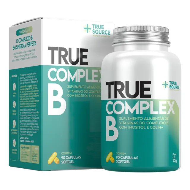 True Complex B Vitaminas + Colina + Inositol True Source