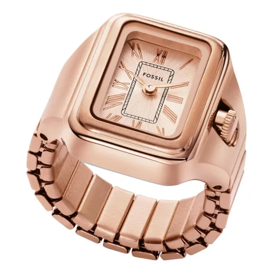 Anillo De Reloj Fossil Raquel Es5345 De Acero Inoxidable Par