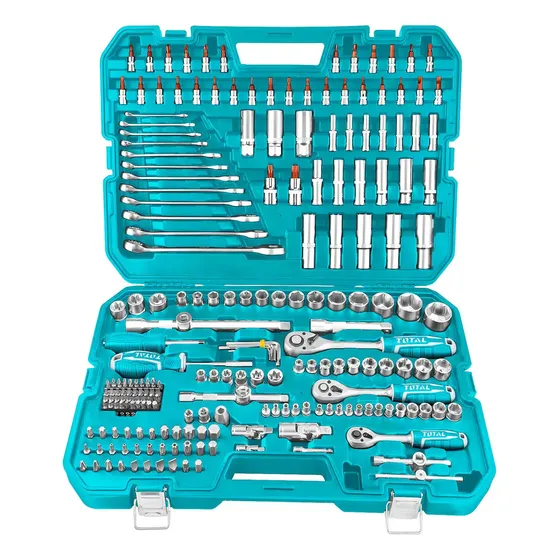 Set de herramientas Total 216 pcs llaves crique y dados thkthp22166 | Cuotas sin interés