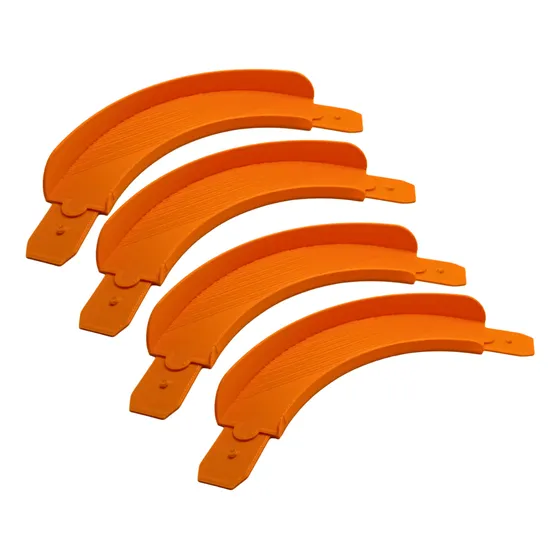 Kit 04 Hot Wheels - Pista Curva 90° Para Carrinhos De Escala