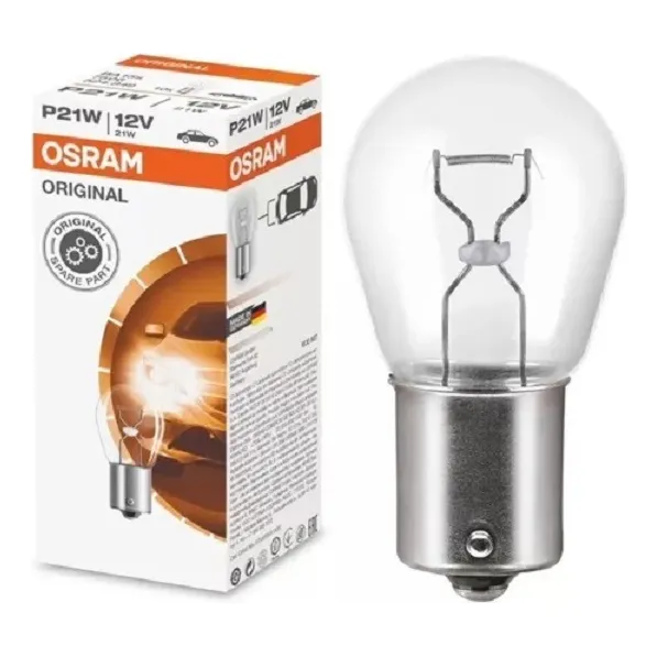 Bombillo 1 Contacto 7506 Osram 21w 12v Base De Metal