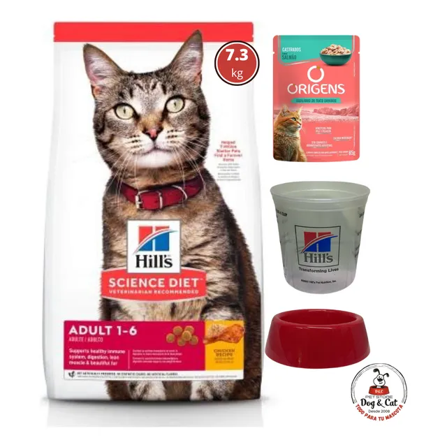 Alimento Hill's Gato Adulto 7.25kg + Regalo