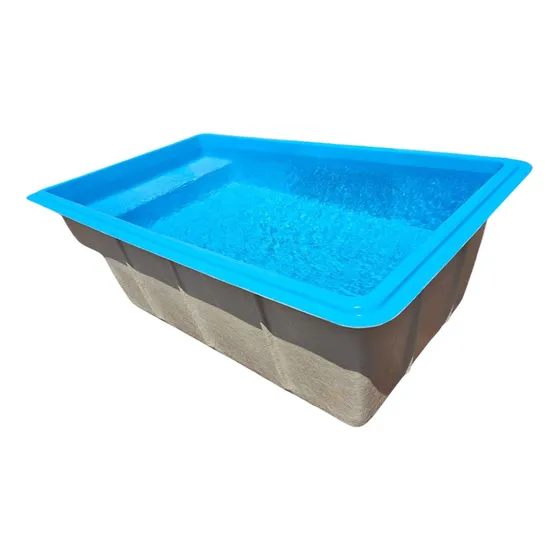 Piscina De Fibra 2.5x1.5x0,80