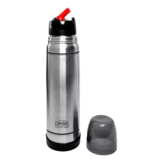 Termo Lumilagro De Acero Inoxidable Luminox 1 Litro Pico Matero