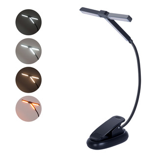 Luz Led De Lectura Recargable Con Clip Para Libro Leer Luz Led De Lectura Recargable Con Clip Para Libro Leer