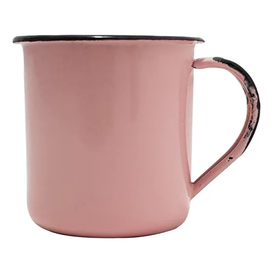 Caneca Xícara De 70ml Chá Café Esmaltadas Agata Cozinha