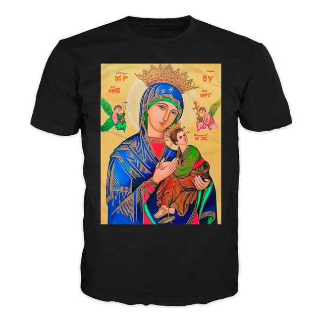 Camiseta Virgen María Arte Adultos Niños