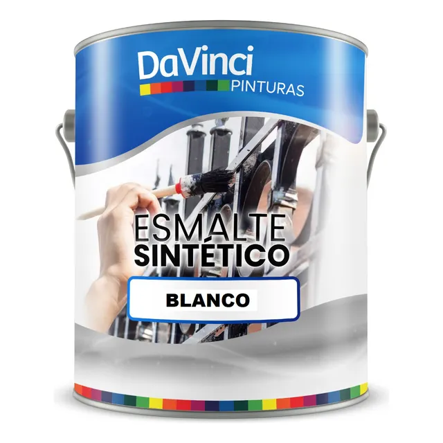 1lt Esmalte Sintetico Metal Madera Davinci Pinturas