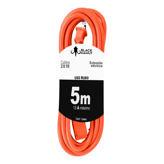 Extensión Eléctrica Multicontacto De 5m Domestica Uso Rudo