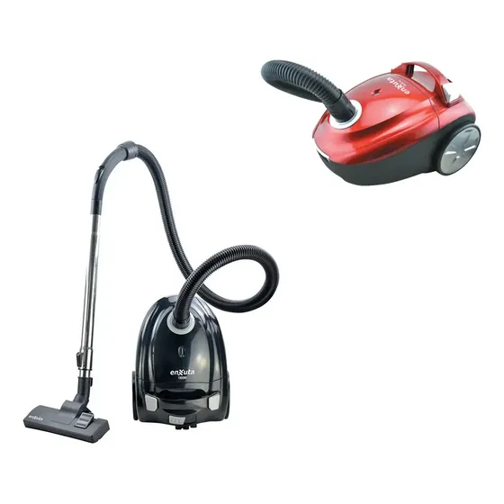 Aspiradora Enxuta Con Bolsa Cable Retractil Color Rojo Febo