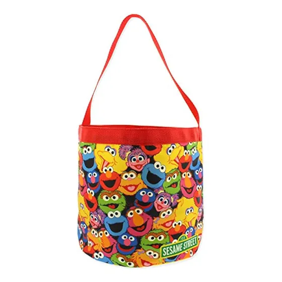 Sesame Street Elmo  Cesta Plegable De Nailon Para