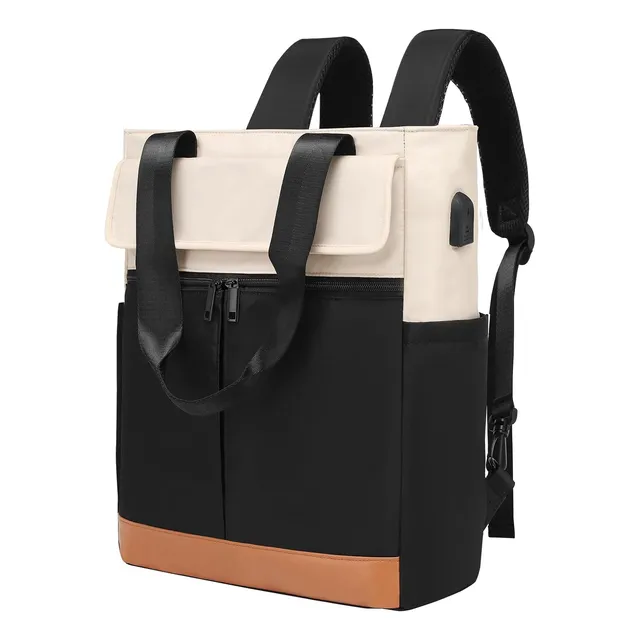 Mochila Cartera Mujer Elegante Laptop 15.6 Pulgadas Usb