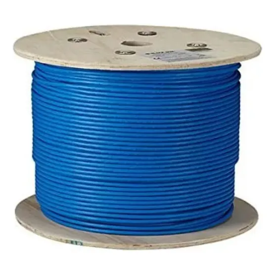 Bobina De Cable Cat7 Sftp Azul 100% Cobre