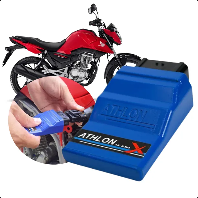 Módulo Athlon M-250x Motos Honda App +mapa + Kit Ferramentas