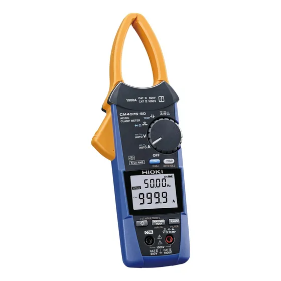 Pinza Amperimétrica Hioki Cm4375-50 Ca/cc True Rms