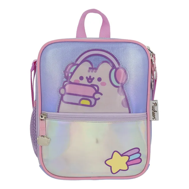 Lonchera Escolar Reforzada Pusheen Música Audífonos Edición Limitada